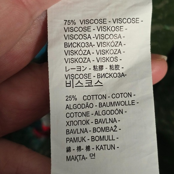 Desigual Women Long Sleeve Top Size XS Floral Handkerchief Hem Artsy Retro Bold - Picture 8 of 13